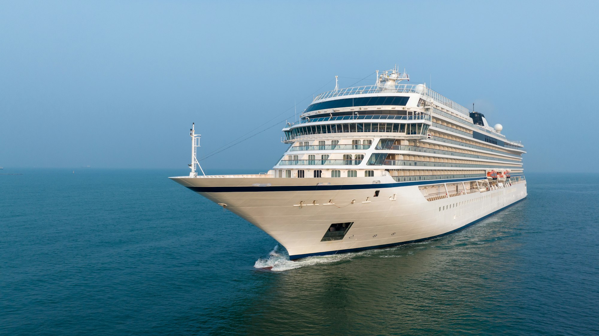 Cruise Ship, Cruise Liners beautiful white cruise ship above luxury cruise in the ocean